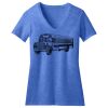 Women's Perfect Blend ® CVC V Neck Tee Thumbnail