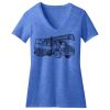 Women's Perfect Blend ® CVC V Neck Tee Thumbnail