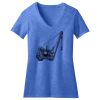 Women's Perfect Blend ® CVC V Neck Tee Thumbnail