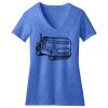 Women's Perfect Blend ® CVC V Neck Tee Thumbnail