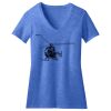Women's Perfect Blend ® CVC V Neck Tee Thumbnail