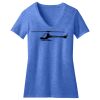 Women's Perfect Blend ® CVC V Neck Tee Thumbnail