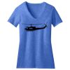 Women's Perfect Blend ® CVC V Neck Tee Thumbnail