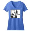 Women's Perfect Blend ® CVC V Neck Tee Thumbnail