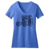 Women's Perfect Blend ® CVC V Neck Tee Thumbnail