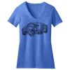 Women's Perfect Blend ® CVC V Neck Tee Thumbnail