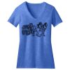 Women's Perfect Blend ® CVC V Neck Tee Thumbnail