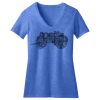 Women's Perfect Blend ® CVC V Neck Tee Thumbnail