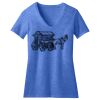 Women's Perfect Blend ® CVC V Neck Tee Thumbnail