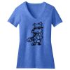 Women's Perfect Blend ® CVC V Neck Tee Thumbnail