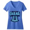 Women's Perfect Blend ® CVC V Neck Tee Thumbnail
