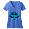 Women's Perfect Blend ® CVC V Neck Tee Thumbnail