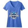 Women's Perfect Blend ® CVC V Neck Tee Thumbnail