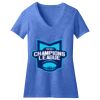 Women's Perfect Blend ® CVC V Neck Tee Thumbnail
