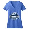 Women's Perfect Blend ® CVC V Neck Tee Thumbnail