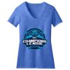 Women's Perfect Blend ® CVC V Neck Tee Thumbnail