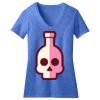 Women's Perfect Blend ® CVC V Neck Tee Thumbnail