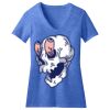 Women's Perfect Blend ® CVC V Neck Tee Thumbnail