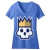 Women's Perfect Blend ® CVC V Neck Tee Thumbnail