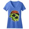 Women's Perfect Blend ® CVC V Neck Tee Thumbnail