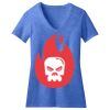 Women's Perfect Blend ® CVC V Neck Tee Thumbnail
