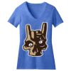 Women's Perfect Blend ® CVC V Neck Tee Thumbnail