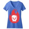 Women's Perfect Blend ® CVC V Neck Tee Thumbnail