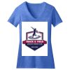 Women's Perfect Blend ® CVC V Neck Tee Thumbnail