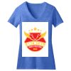 Women's Perfect Blend ® CVC V Neck Tee Thumbnail