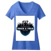 Women's Perfect Blend ® CVC V Neck Tee Thumbnail