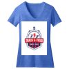 Women's Perfect Blend ® CVC V Neck Tee Thumbnail