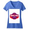 Women's Perfect Blend ® CVC V Neck Tee Thumbnail