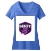 Women's Perfect Blend ® CVC V Neck Tee Thumbnail