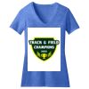 Women's Perfect Blend ® CVC V Neck Tee Thumbnail