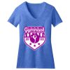 Women's Perfect Blend ® CVC V Neck Tee Thumbnail