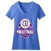 Women's Perfect Blend ® CVC V Neck Tee Thumbnail