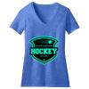 Women's Perfect Blend ® CVC V Neck Tee Thumbnail