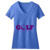 Women's Perfect Blend ® CVC V Neck Tee Thumbnail
