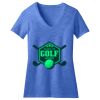 Women's Perfect Blend ® CVC V Neck Tee Thumbnail