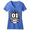 Women's Perfect Blend ® CVC V Neck Tee Thumbnail