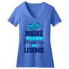 Women's Perfect Blend ® CVC V Neck Tee Thumbnail