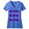 Women's Perfect Blend ® CVC V Neck Tee Thumbnail