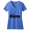 Women's Perfect Blend ® CVC V Neck Tee Thumbnail
