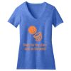Women's Perfect Blend ® CVC V Neck Tee Thumbnail
