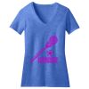 Women's Perfect Blend ® CVC V Neck Tee Thumbnail