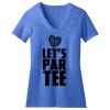 Women's Perfect Blend ® CVC V Neck Tee Thumbnail