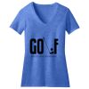 Women's Perfect Blend ® CVC V Neck Tee Thumbnail