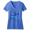 Women's Perfect Blend ® CVC V Neck Tee Thumbnail
