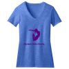 Women's Perfect Blend ® CVC V Neck Tee Thumbnail