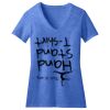 Women's Perfect Blend ® CVC V Neck Tee Thumbnail